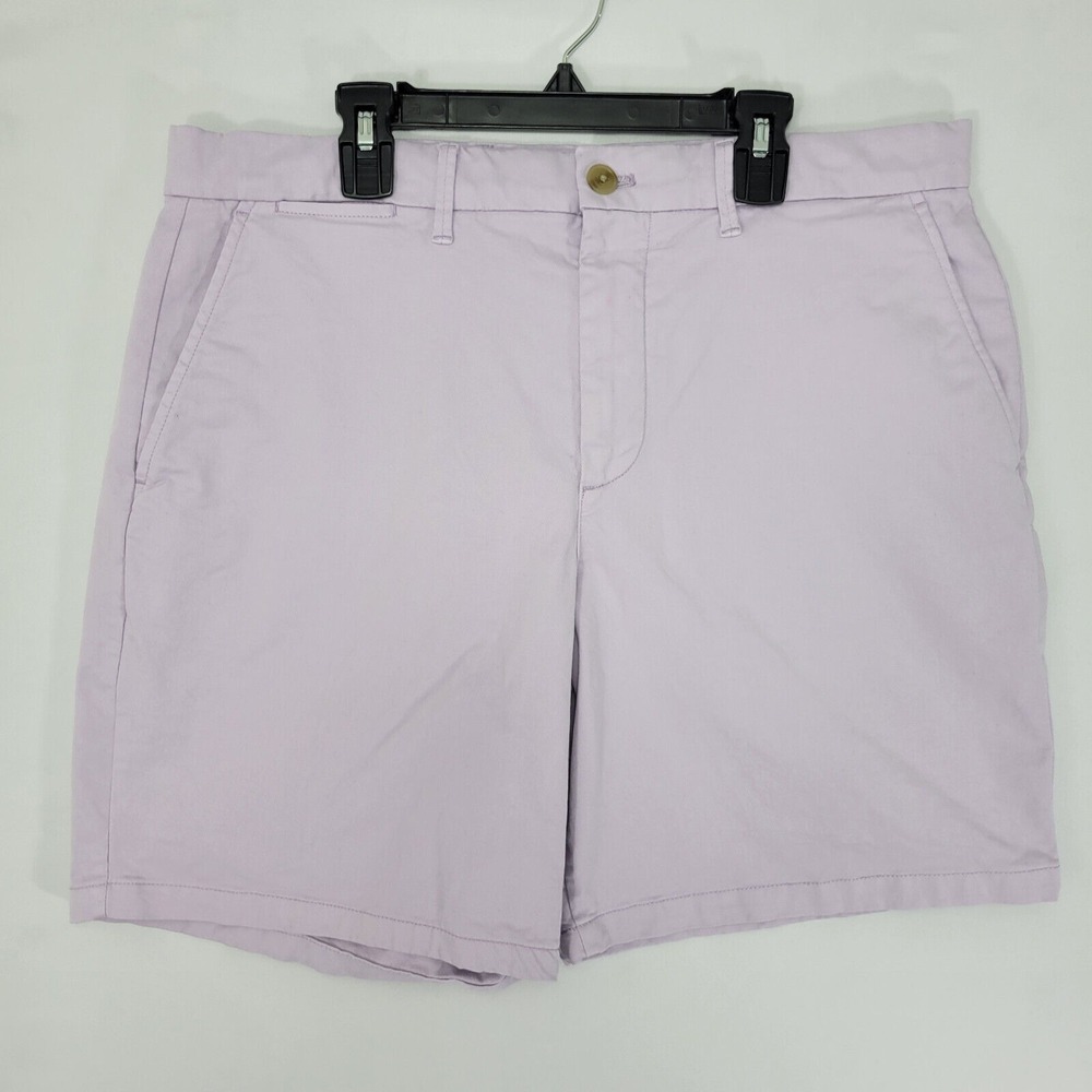 Gap Men's Chino Shorts Flat Front Light Purple‎ Size 33 / 8" inseam
